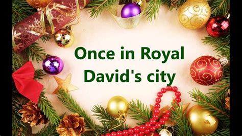 once in david's royal city youtube|when stars his children crowned.